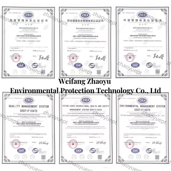 Porcellana Weifang Zhaoyu Environmental Protection Technology Co., Ltd. Profilo Aziendale 0